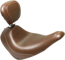 MUSTANG Wide Tripper™ Seat - with Driver's Backrest - Brown 83037