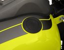 DRAG SPECIALTIES Gas Cap - Vented Pop-Up - Black Wrinkle T03-0339B-A