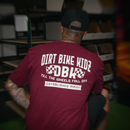 DBK Till The End Tee Burgundy XL - 100% Cotton T-Shirt