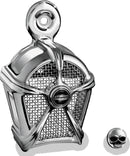 Kuryakyn Mach 2 Horn Cover Chrome with Chrome Mesh for Harley-Davidson Models