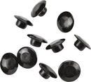 H Bar Clamp Bolt Caps Black 10/Pk