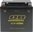 QuadBoss Maintenance-Free AGM Battery QBX14-FA for Yamaha YFM660R and Honda TRX300 Fourtrax