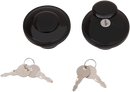 DRAG SPECIALTIES Screw-In Locking Gas Cap - Non-Vented - Gloss Black 03-0320AB-B