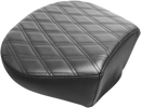 LE PERA Monterey Sport Pillion Pad - Double Diamond - Black - FL '08-'23 LK-647SPDD