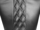 LE PERA Outcast GT-2 Seat - Full-Length - w/o Backrest - Black Double Diamond - Perforated - FL '08-'23 LK-987GT2