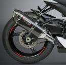 Yoshimura RS-12 ADV Alpha Slip-On Exhaust with Matte Carbon Fiber End Cap for Suzuki GSX-R Models