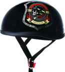 Bikers Choice Skid Lids Freedom Original Helmet - 2XL, Low-Profile Contoured Design with D.O.T. Certification