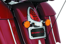 Kuryakyn L.E.D. Curved License Plate Frame for Indian Motorcycles - Chrome Part