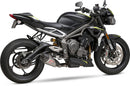 Yoshimura 19680BP521 Street Triple At2 Works Slip-On Exhaust with Matte Carbon Fiber End Cap