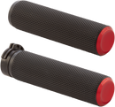 ARLEN NESS Knurled Grips - Cable - Red 07-336