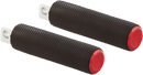 ARLEN NESS Knurled Foot Pegs - Red - FX/FL '18-'25 07-954