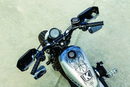 Kuryakyn Dillinger Grips Dual Cable Satin Black - Part