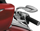 Kuryakyn Teardrop Mirrors Chrome - Stylish and Functional Powersports Side Mirrors