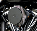 LA CHOPPERS Plain Cover Big Air Cleaner Kit - Black LA-2392-00B