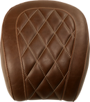 MUSTANG Passenger Seat - Diamond - Brown - FLHC/S 83006