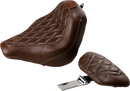 MUSTANG Seat - Wide Tripper™ Solo - with Backrest - Diamond - Brown 83031