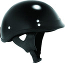 Bikers Choice Skid Lids Traditional Helmet Black - XS