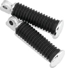 Bikers Choice Chrome Cap Rider Pegs for Harley-Davidson - Male Mount Style, Part