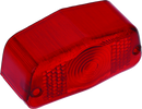 Bikers Choice Small Custom Tail Lamp Replacement Lens Lucas Style Red for Harley-Davidson