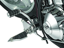 Kuryakyn Round Shift Peg Cover for Honda VTX Models - Chrome and Rubber Cover, Part