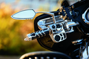 Kuryakyn Raised Mirror Adaptors for Metric Models - Chrome Part