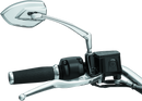 Kuryakyn Phantom Mirrors Chrome – Aggressive Angular Design with Large Convex Glass for Enhanced Rear-View Visibility