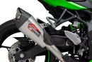 Yoshimura 14720BP520 ExhausStreet AT2 SS with Carbon Fiber End Cap for Kawasaki ZX-4RR KRT Edition