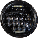 Led Headlight 7" 90w Black 3500/2400 Lumens