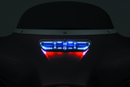 Kuryakyn LED Fairing Vent Accent for Harley-Davidson Touring Models - Chrome Finish with White LED Lighting Part