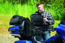 Kuryakyn Momentum Wanderer Seat Bag - 60 Liter Touring Passenger Seat Storage with Organizer and Padded Support