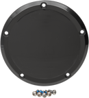 DRAG SPECIALTIES Derby Cover - Gloss Black - 5 Hole - '15-'25 Harley-Davidson D33-0110GB