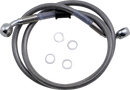 DRAG SPECIALTIES Brake Line - Front (Upper) - Stainless Steel 618614