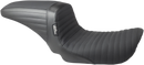 LE PERA Kickflip Seat - Pleated w/ Gripp Tape - Black - FXD '04-'05 LF-591PTGP