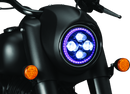 Kuryakyn Orbit Headlight Adapter Black for Indian Chieftain and Roadmaster Models