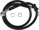 DRAG SPECIALTIES Brake Line - +2" - Black - '18-'23 Softail 618620-2BLK