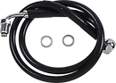 DRAG SPECIALTIES Brake Line - +6" - Black - '18-'21 Softail 618601-6BLK
