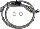 DRAG SPECIALTIES Brake Line - +8" - Stainless Steel - '18-'21 Softail 618604-8
