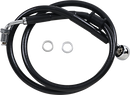 DRAG SPECIALTIES Brake Line - +10" - Black - '18-'21 Softail 618604-10BLK