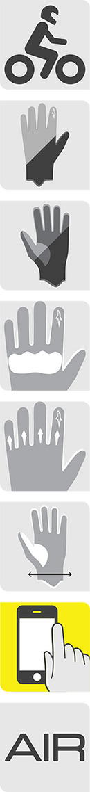 ALPINESTARS SMX-2 Air Carbon V2 Gloves - Black - Large 3567717-10-L