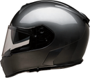 Z1R Warrant Helmet Dark Silver XS - Polycarbonate Shell with Drop Down Sun Visor and Ventilation