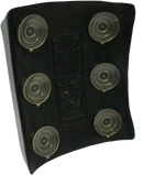 Chopper Pillion Pad 7"X 8" 6 Suction Cups
