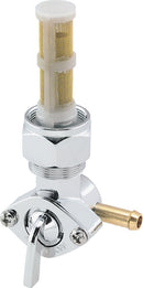 Bikers Choice 78-86 Big Twin & XL Chrome 22MM Petcock with Straight Outlet - Reliable Fuel Control for Harley-Davidson Models