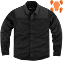 ICON Upstate Riding Shirt - Black, Part Number 2820-5085, Medium