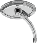 ARLEN NESS Mirror - Beveled - Side View - Short - Cat Eye - Chrome - Right 13-133