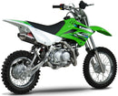 Yoshimura RS 2 Header/Canister/End Cap Exhaust System for Kawasaki KLX110 (2002-2011)