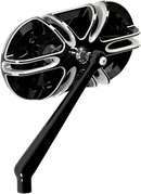 ARLEN NESS Mirror - Side View - Caged Series/Deep Cut - Black - Left 13-164