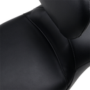 LE PERA Maverick Daddy Long Legs Seat - With Backrest - Black - Smooth - FL '08-'23 LK-957DLTBRS
