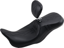LE PERA Outcast GT Seat - 2-Up - With Backrest - Black Double Diamond - Perforated - FL '08-'22 LK-997BRGT2