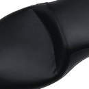 LE PERA Outcast Daddy Long Legs Seat - 2-Up - w/o Backrest - Smooth - Black - FL '08-'23 LK-997DL
