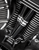 ARLEN NESS Pushrod Tube Cover Kit - 10 Gauge® - Black - Twin Cam 03-633